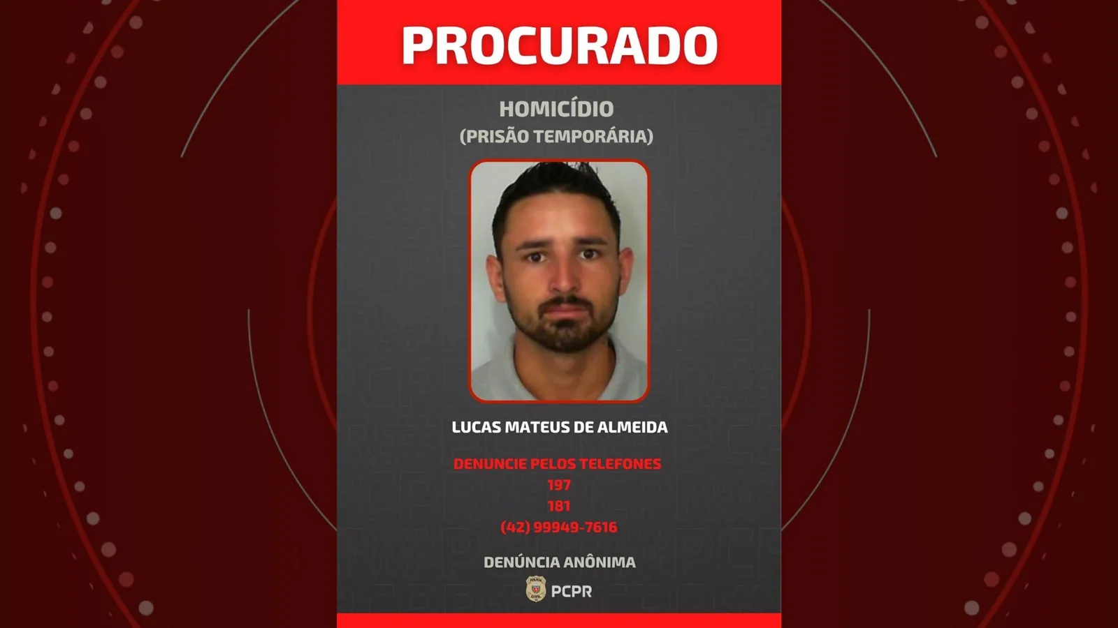 Polícia procura suspeito de matar motorista a tiros após briga de trânsito no Paraná
