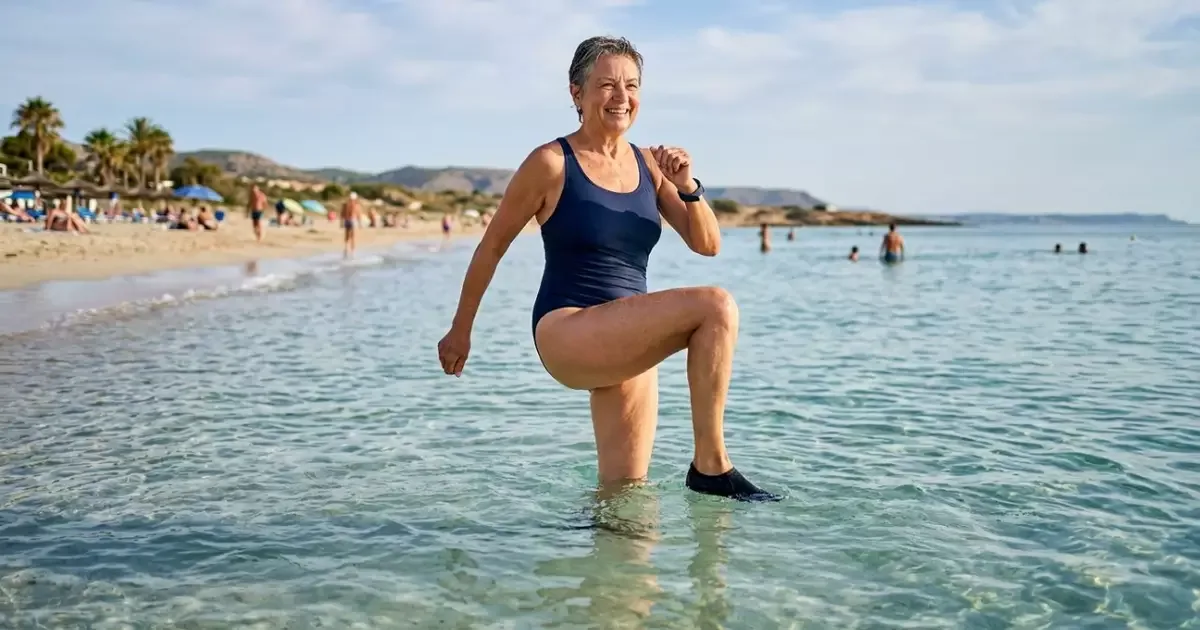Ginástica aquática reúne força, equilíbrio e exercício aeróbico após os 60
