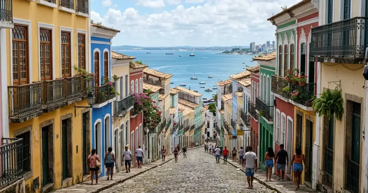 Centro Histórico de Salvador reúne arquitetura colonial e vista para a baía