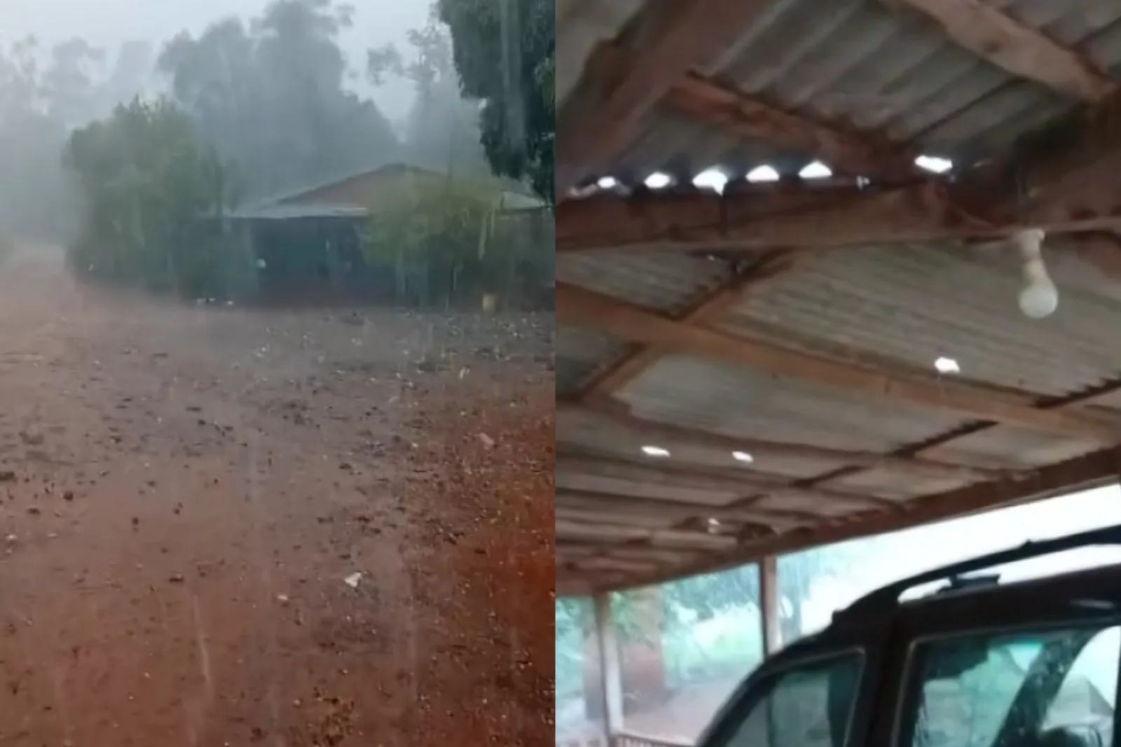 Temporais interditam casa e deixam cidades do Paraná isoladas