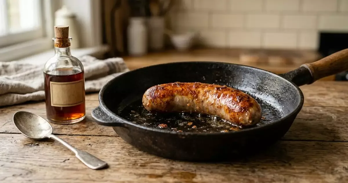 Vinagre e fogo baixo ajudam a preservar a linguiça durante o cozimento
