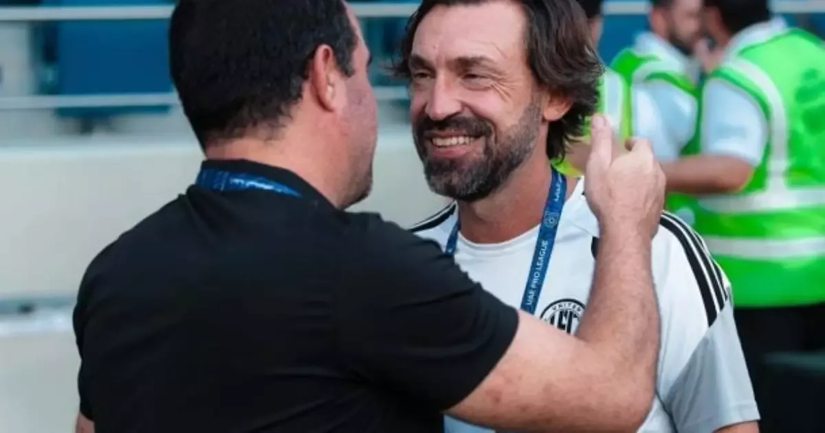 Jardine e Pirlo empatam em duelo pela liga dos Emirados Árabes